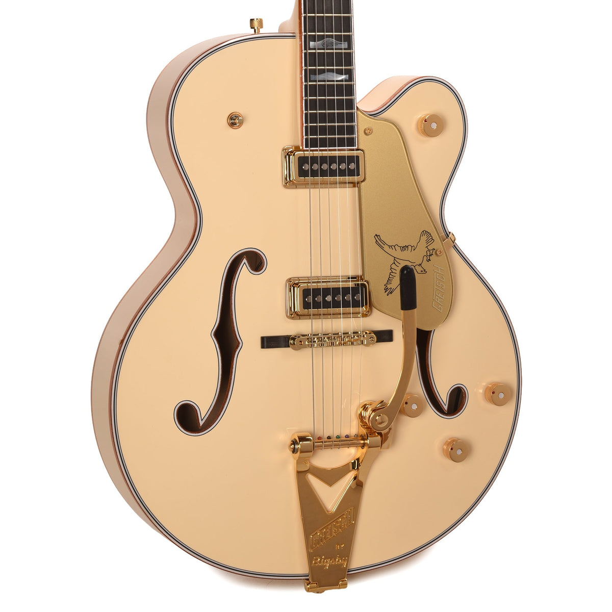 Gretsch Custom Shop G6136-55 White Falcon NOS Super Aged White Master Built by Chad Henrichsen