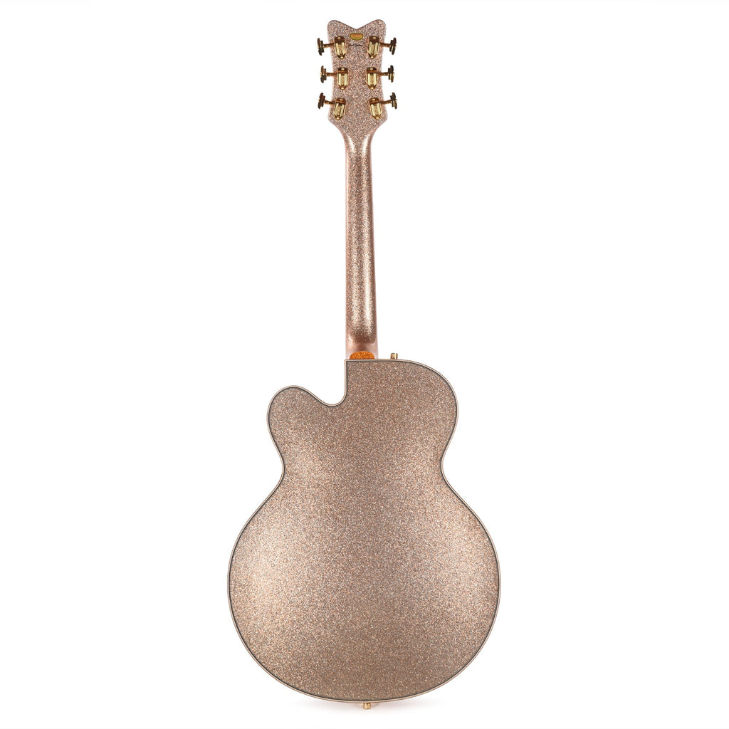 Gretsch Custom Shop G6136-55 Falcon NOS Aged Champagne Sparkle Master Built by Chad Henrichsen - Angle 6 | MUSICTONER