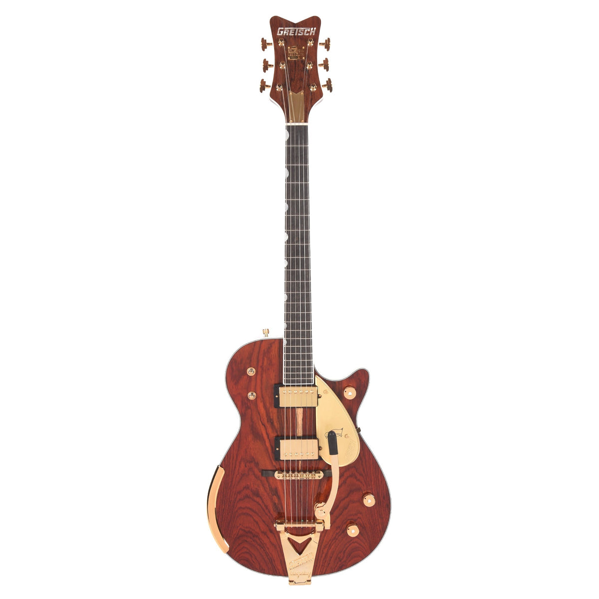 Gretsch Custom Shop G6134-55 Cocobolo Top Penguin NOS Natural Master Built by Chad Henrichsen - Angle 5 | MUSICTONER