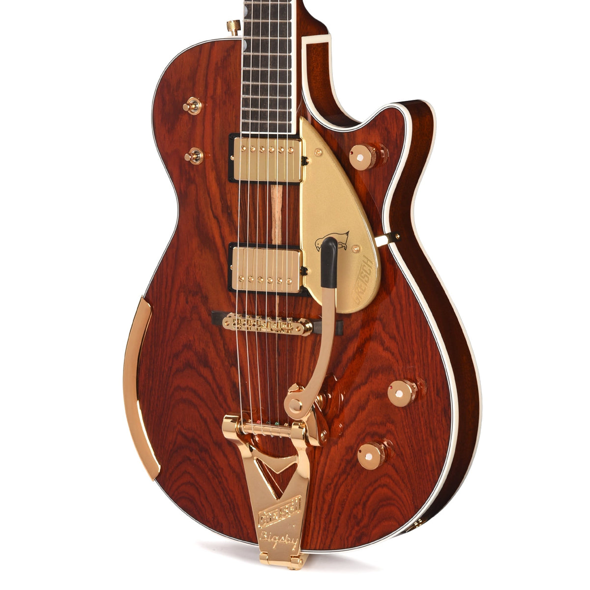 Gretsch Custom Shop G6134-55 Cocobolo Top Penguin NOS Natural Master Built by Chad Henrichsen - Angle 3 | MUSICTONER