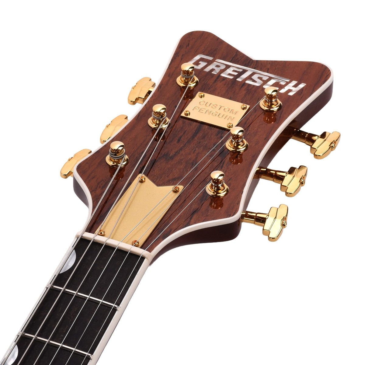 Gretsch Custom Shop G6134-55 Cocobolo Top Penguin NOS Natural Master Built by Chad Henrichsen - Angle 14 | MUSICTONER