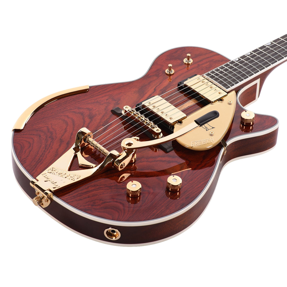 Gretsch Custom Shop G6134-55 Cocobolo Top Penguin NOS Natural Master Built by Chad Henrichsen - Angle 11 | MUSICTONER