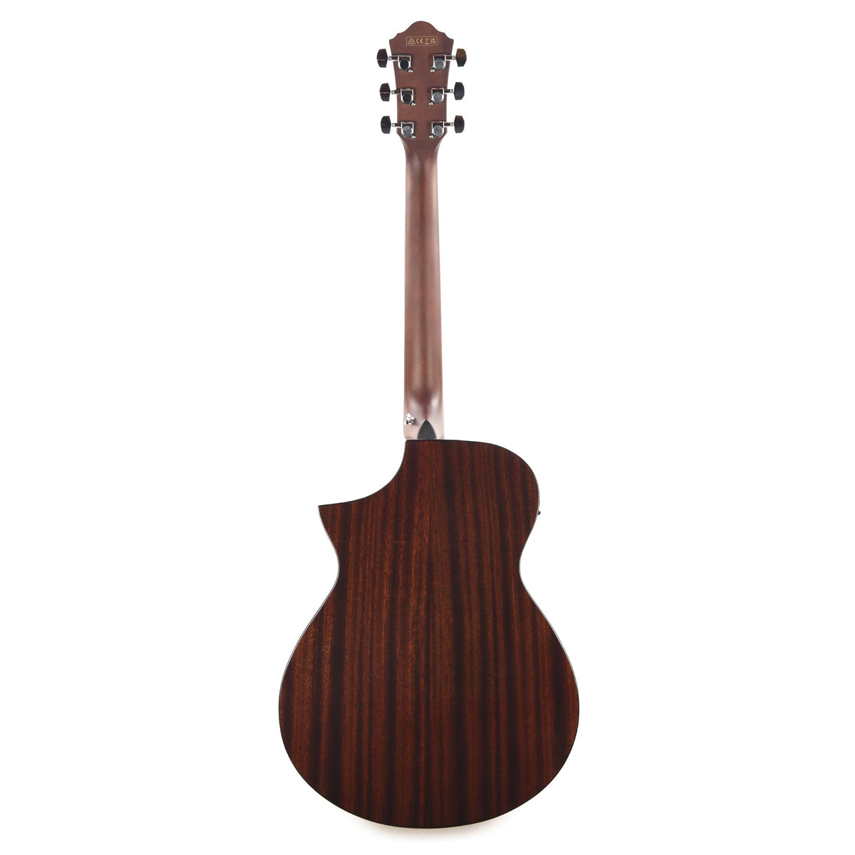 Ibanez AEWC16QATLH AEWC Acoustic-Electric Guitar Transparent Blue Sunburst High Gloss - Angle 5 | MUSICTONER