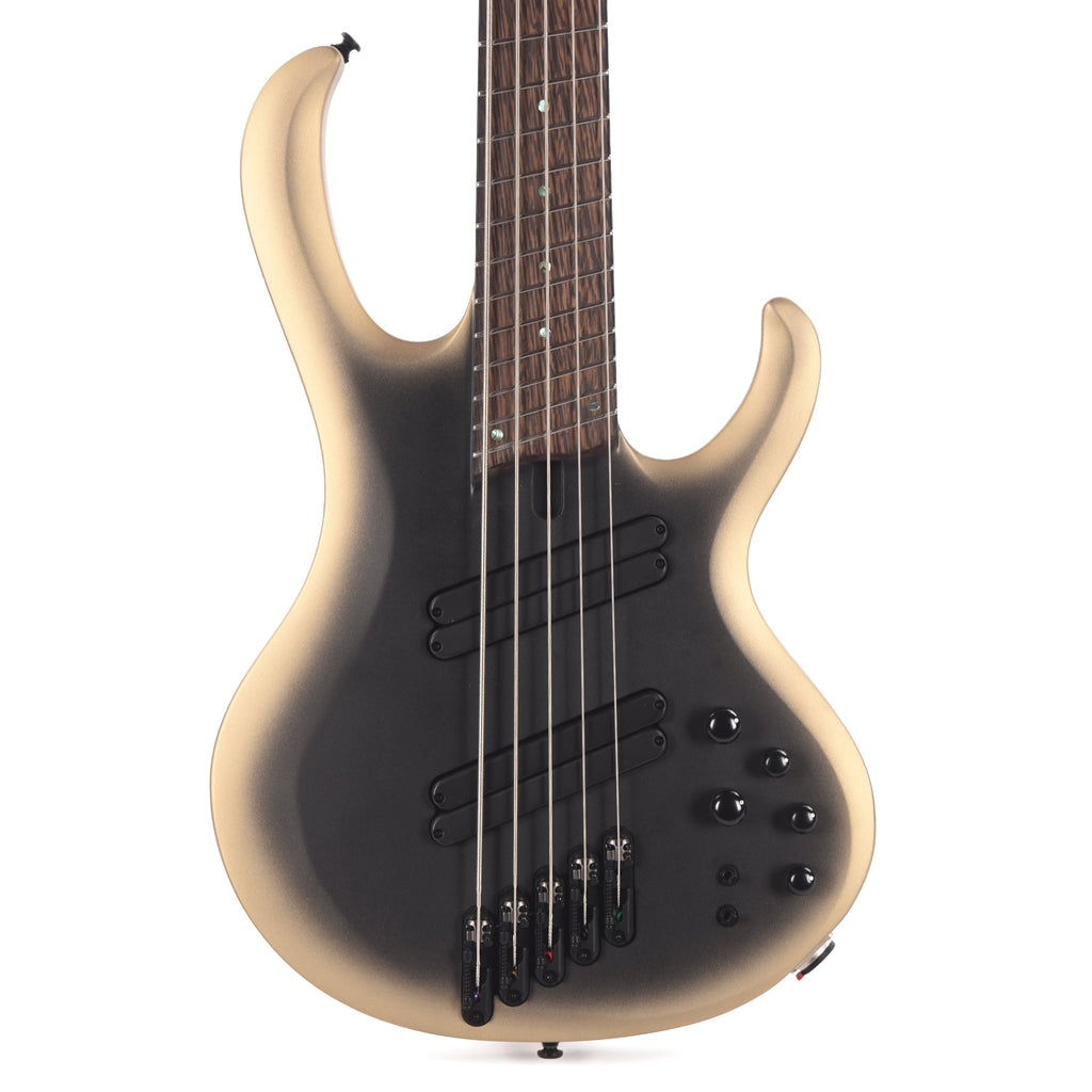 Ibanez BTB605MSSOM BTB Bass Workshop 5-String Multi Scale Electric Bass Solar Eclipse Matte - Angle 2 | MUSICTONER