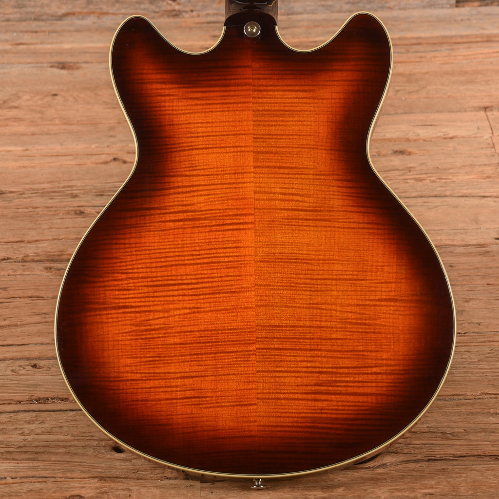 Ibanez AS200 Sunburst 1980s - Angle 3 | MUSICTONER