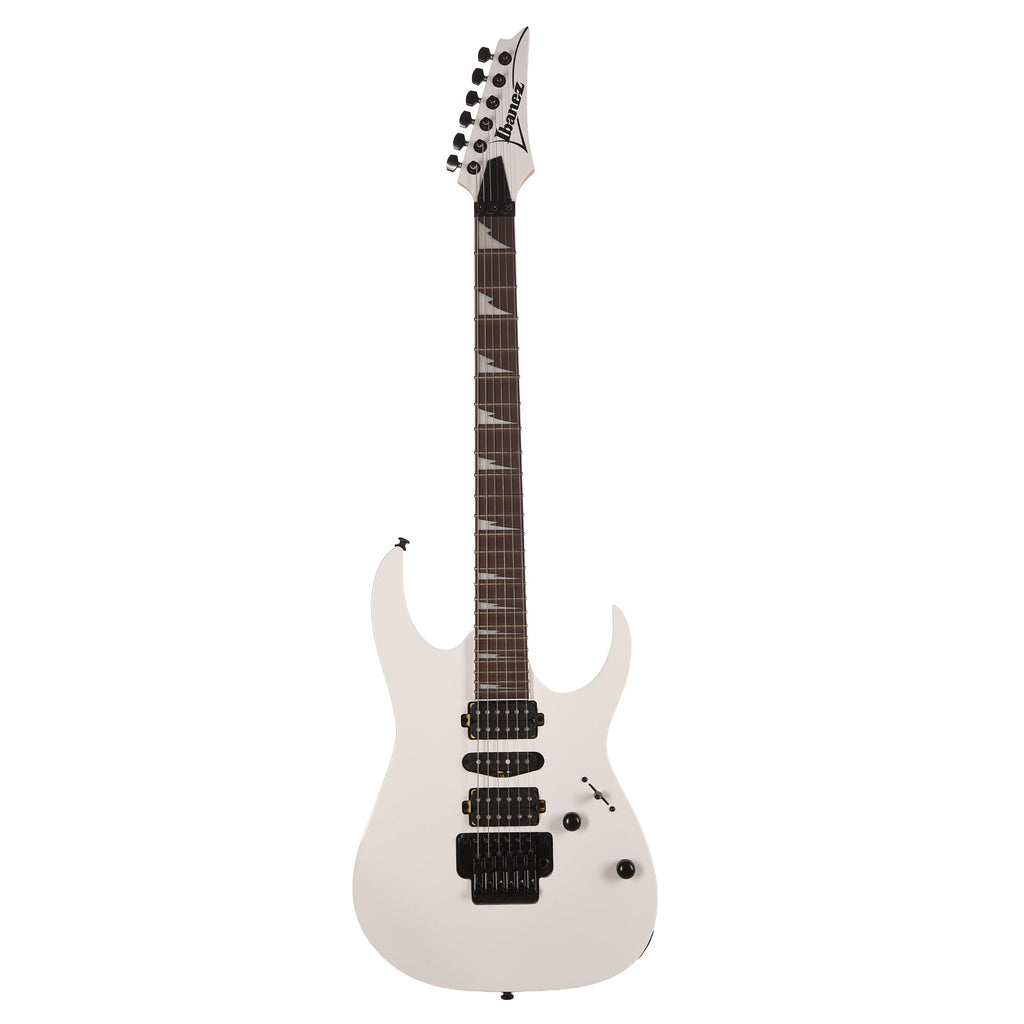 Ibanez RG470DXBWH RG Standard Electric Guitar White - Angle 4 | MUSICTONER