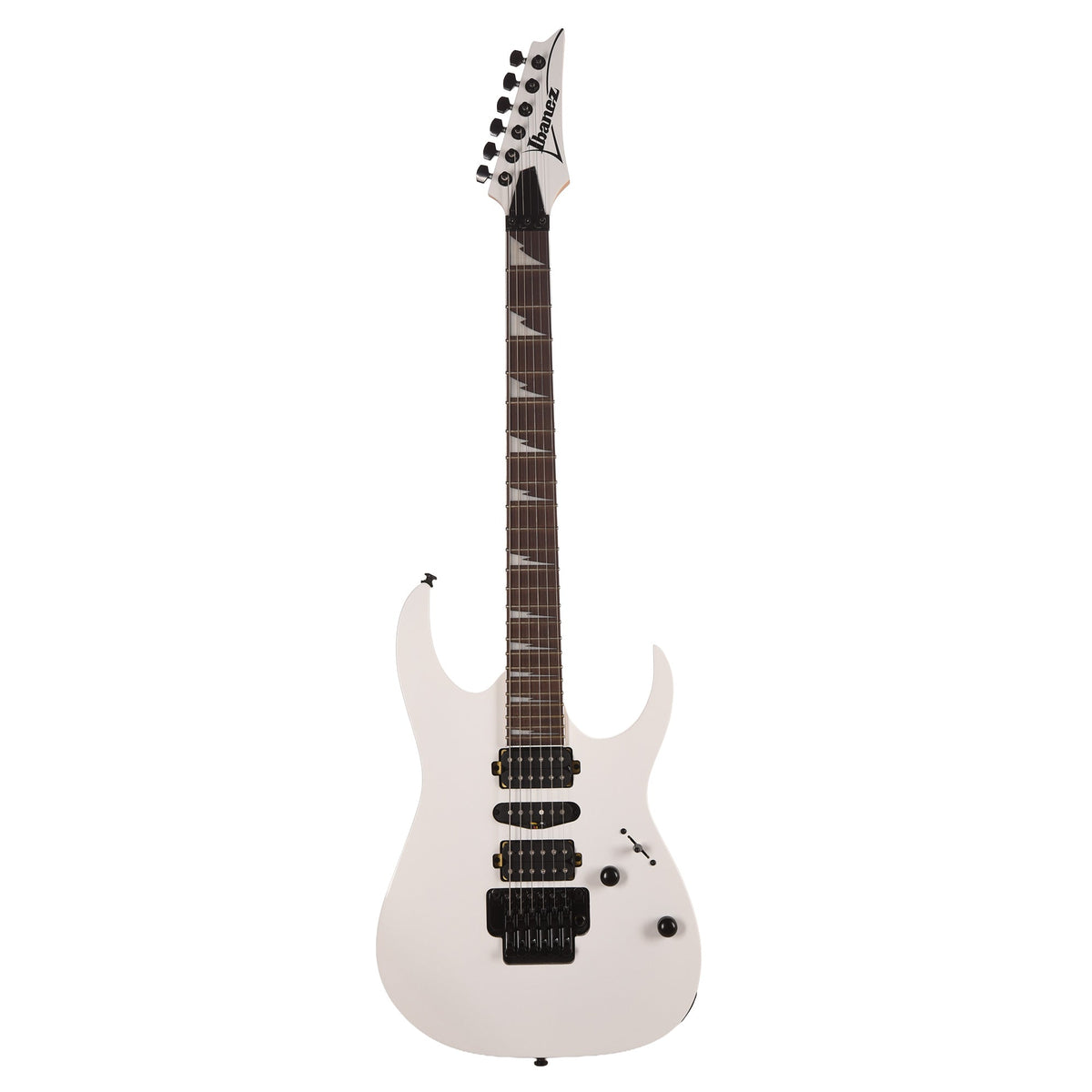 Ibanez RG470DXBWH RG Standard Electric Guitar White - Angle 4 | MUSICTONER