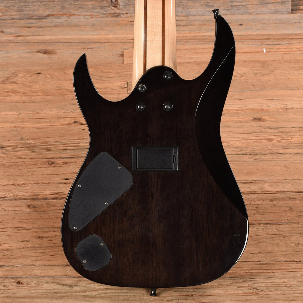 Ibanez RGA8QM Trans Black 2011 - Angle 3 | MUSICTONER