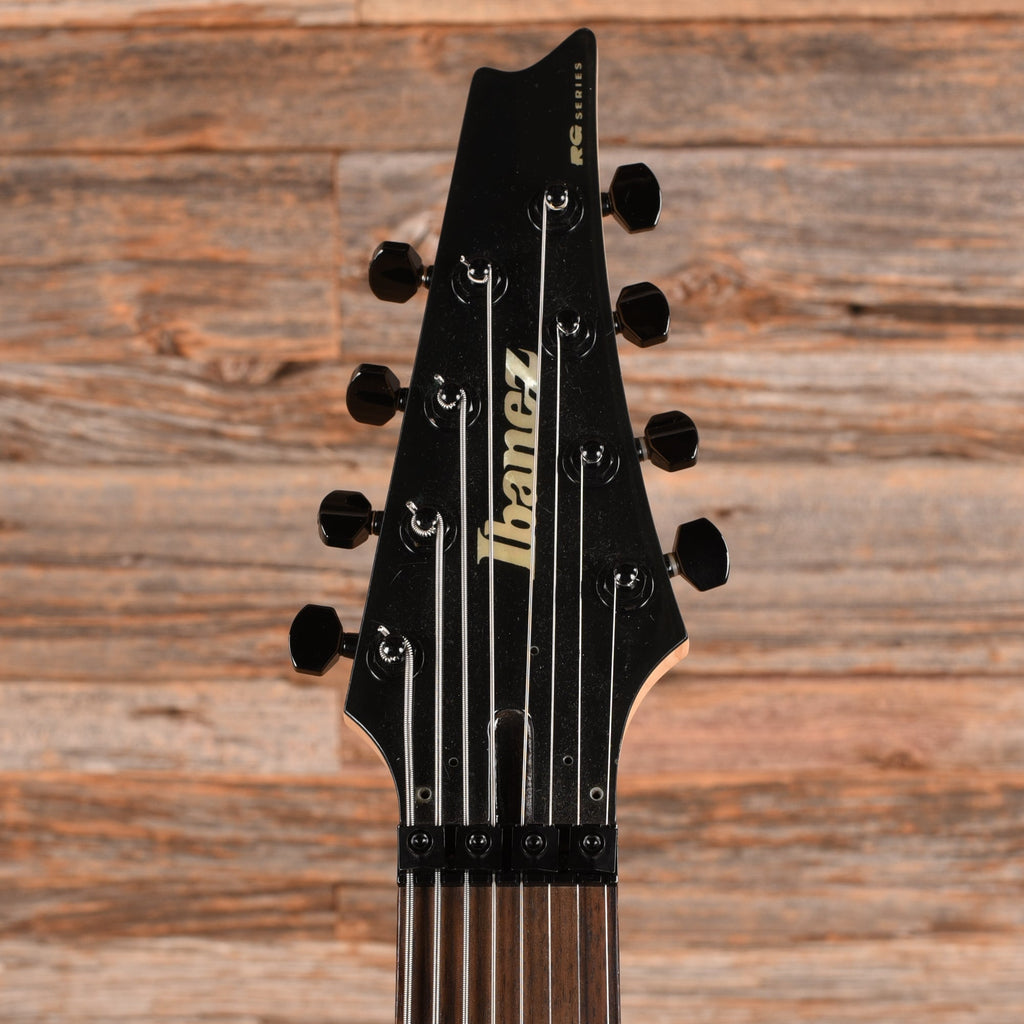 Ibanez RGA8QM Trans Black 2011 - Angle 6 | MUSICTONER