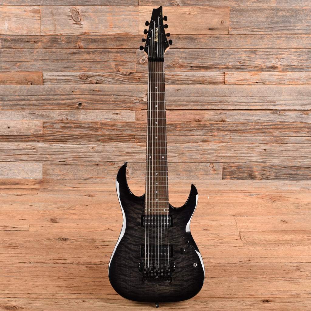 Ibanez RGA8QM Trans Black 2011 - Angle 4 | MUSICTONER