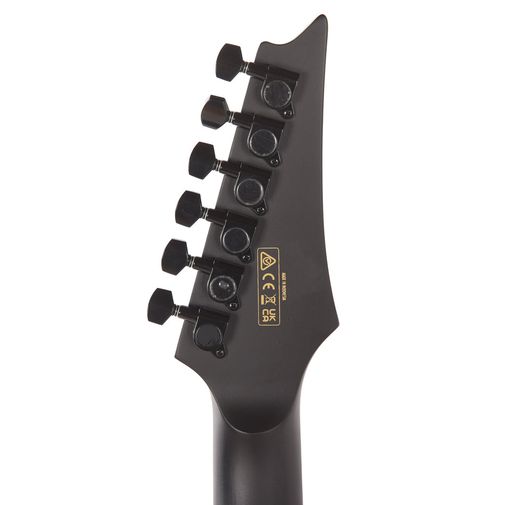 Ibanez RGRT420WK RG Standard Electric Guitar Weathered Black - Angle 7 | MUSICTONER