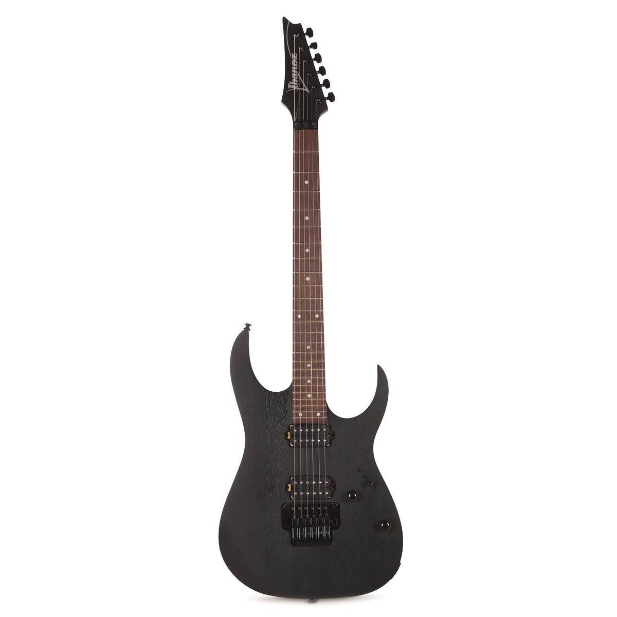 Ibanez RGRT420WK RG Standard Electric Guitar Weathered Black - Angle 4 | MUSICTONER