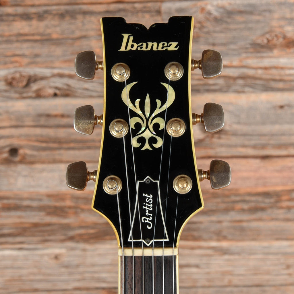 Ibanez AR100 Artist Cherry Sunburst 1980 - Angle 6 | MUSICTONER