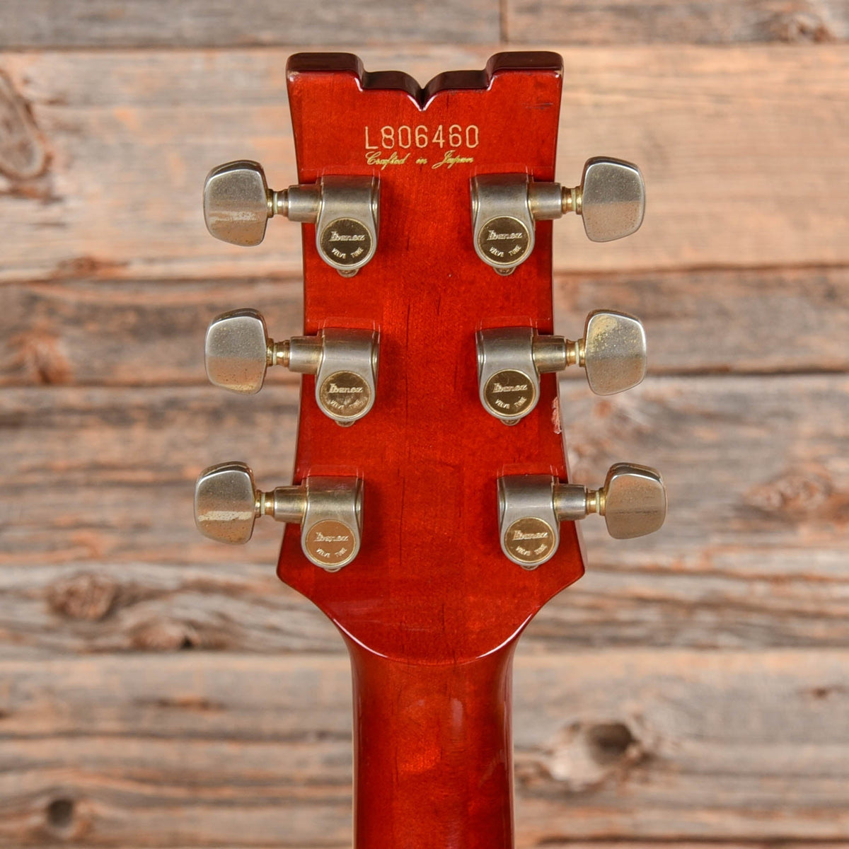 Ibanez AR100 Artist Cherry Sunburst 1980 - Angle 7 | MUSICTONER