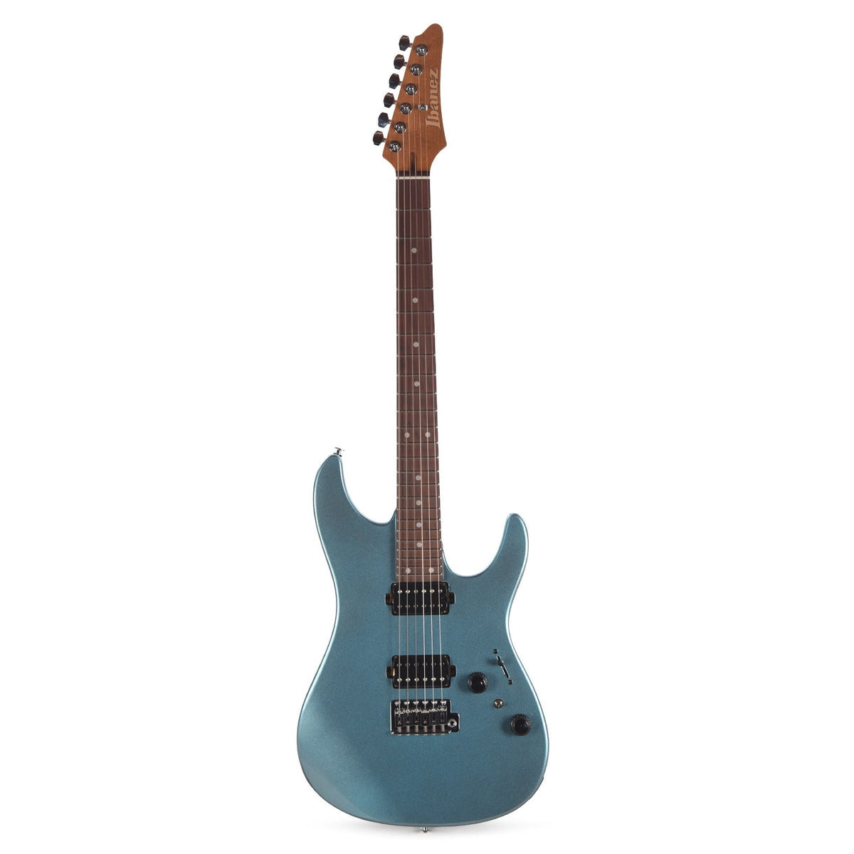 Ibanez AZ24S2MLB AZ Standard Electric Guitar Metallic Light Blue - Angle 4 | MUSICTONER