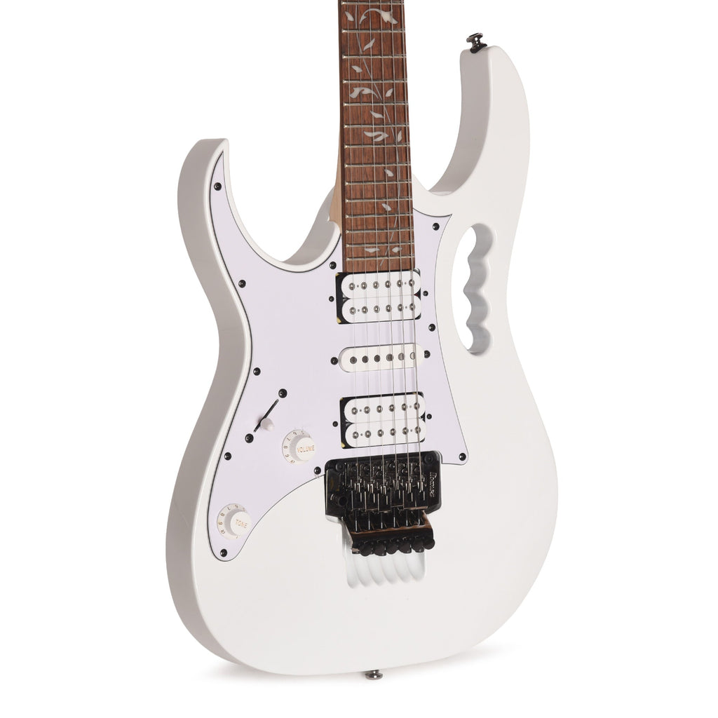 Ibanez JEMJRLWH Steve Vai Signature Electric Guitar White - MUSICTONER