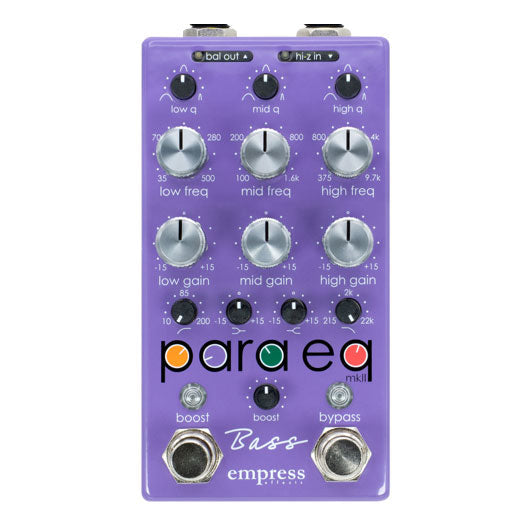 Empress Effects PEQB Para EQ Bass Pedal - MusicMarket