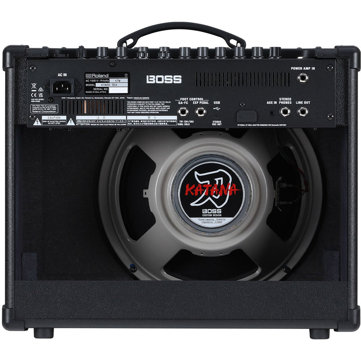 BOSS Katana-50 EX Gen 3 50W 1x12" Combo Modeling Guitar Amplifier - View 2 | MusicMarket