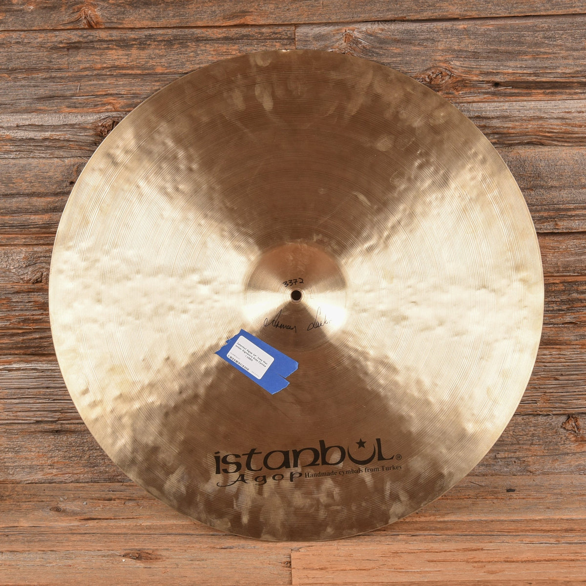 Istanbul Agop 24" Joey Waronker Signature Ride Cymbal - Angle 2 | MUSICTONER