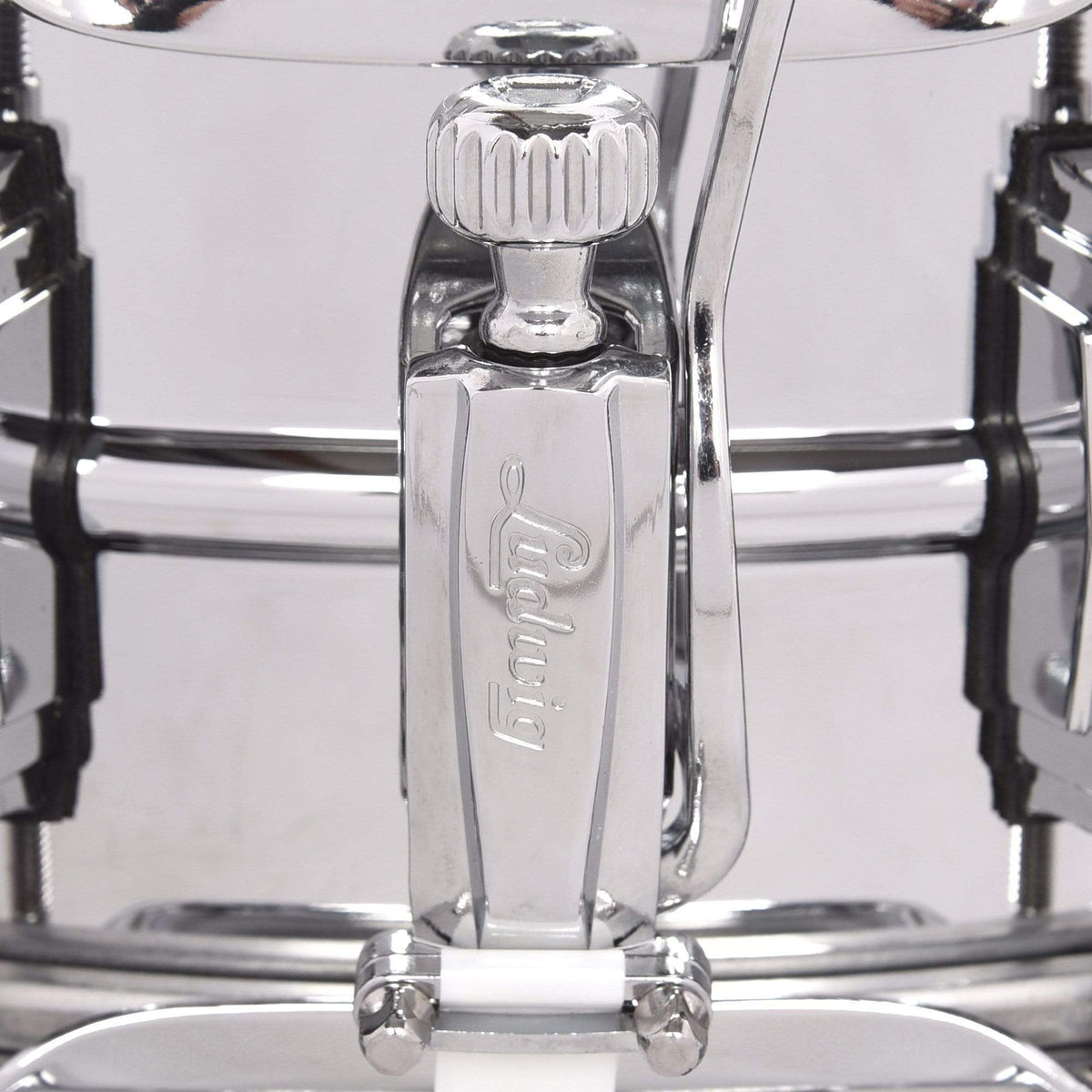 Ludwig 5x14 Supraphonic Snare Drum Factory - Angle 4 | MUSICTONER