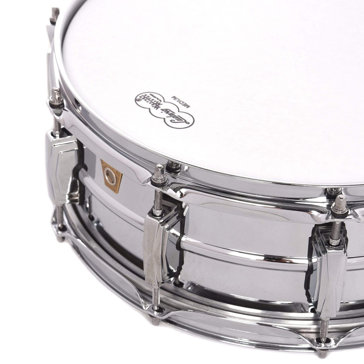 Ludwig 5x14 Supraphonic Snare Drum Factory - Angle 2 | MUSICTONER
