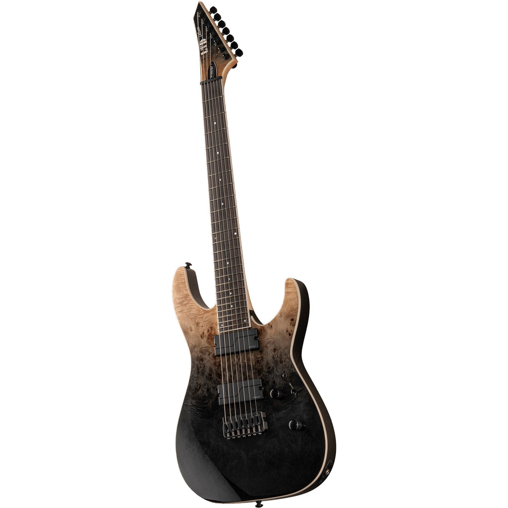 ESP LTD M-1007HT Deluxe M Series 7-String Guitar, Black Fade - View 2 | MusicMarket