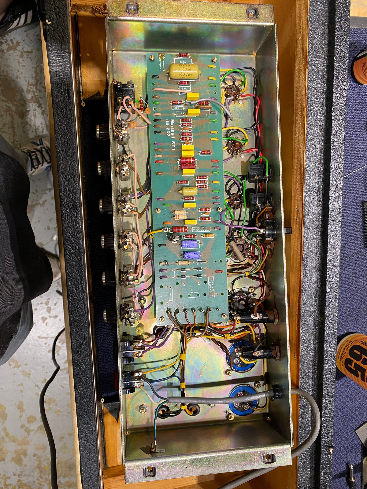 Marshall JMP 2204 50-Watt Guitar Amp Head  1979 - Angle 4 | MUSICTONER