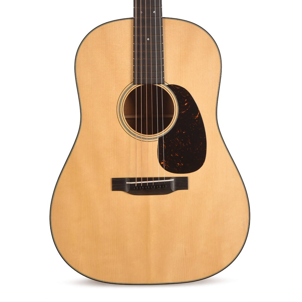 Martin Custom Shop 18-Style 12-Fret Dreadnought VTS Adirondack Spruce/Mahogany Natural Aging - Angle 2 | MUSICTONER
