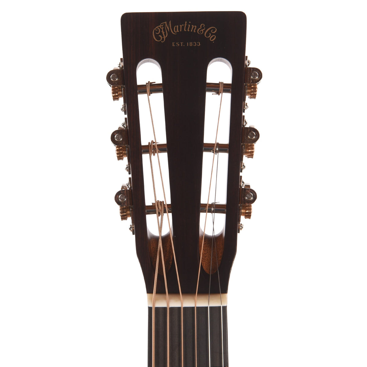 Martin Custom Shop 18-Style 12-Fret Dreadnought VTS Adirondack Spruce/Mahogany Natural Aging - Angle 6 | MUSICTONER