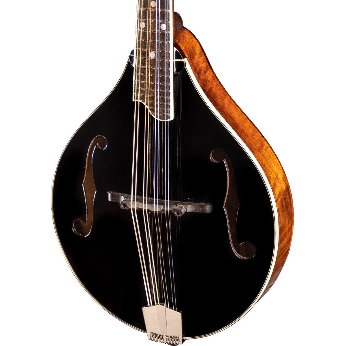 Eastman Limited Edition MD505 A-Style Mandolin - Black Top - View 9 | MusicMarket