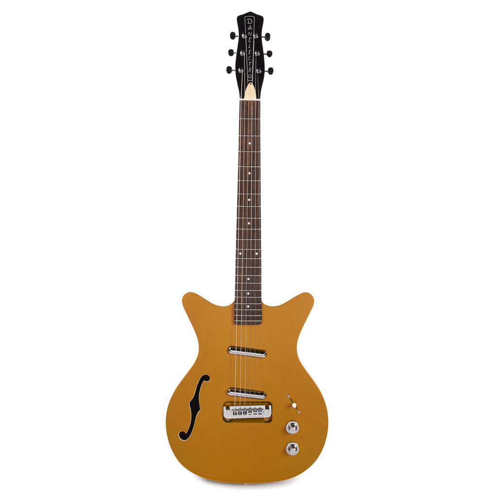 Danelectro Fifty Niner DC Semi-hollowbody Electric Guitar - Gold Top - View 2 | MusicMarket