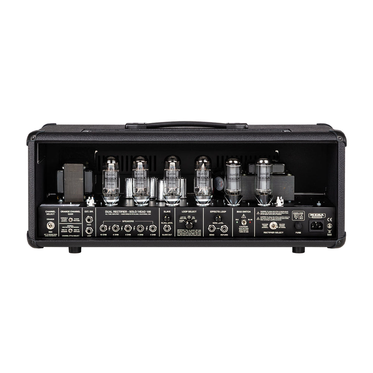 Mesa/Boogie 90s Dual Rectifier Standard 100w Tube Amp Head - Angle 2 | MUSICTONER
