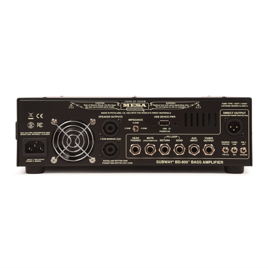 Mesa/Boogiee Bass 800D Bass Amp Head