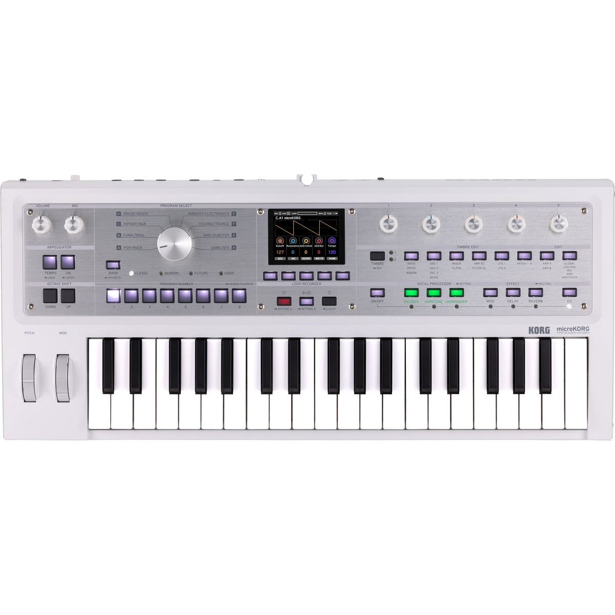 Korg microKORG2 Synthesizer - White - MusicMarket
