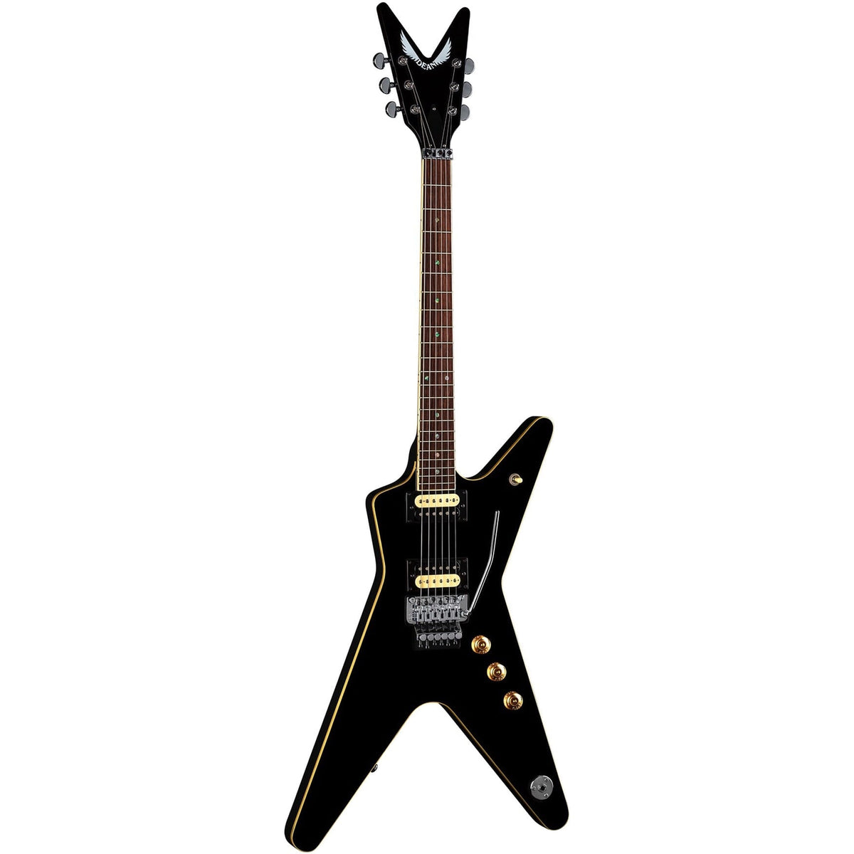 Dean Guitars ML 79 Floyd Classic Electric Guitar - Black - View 2 | MusicMarket