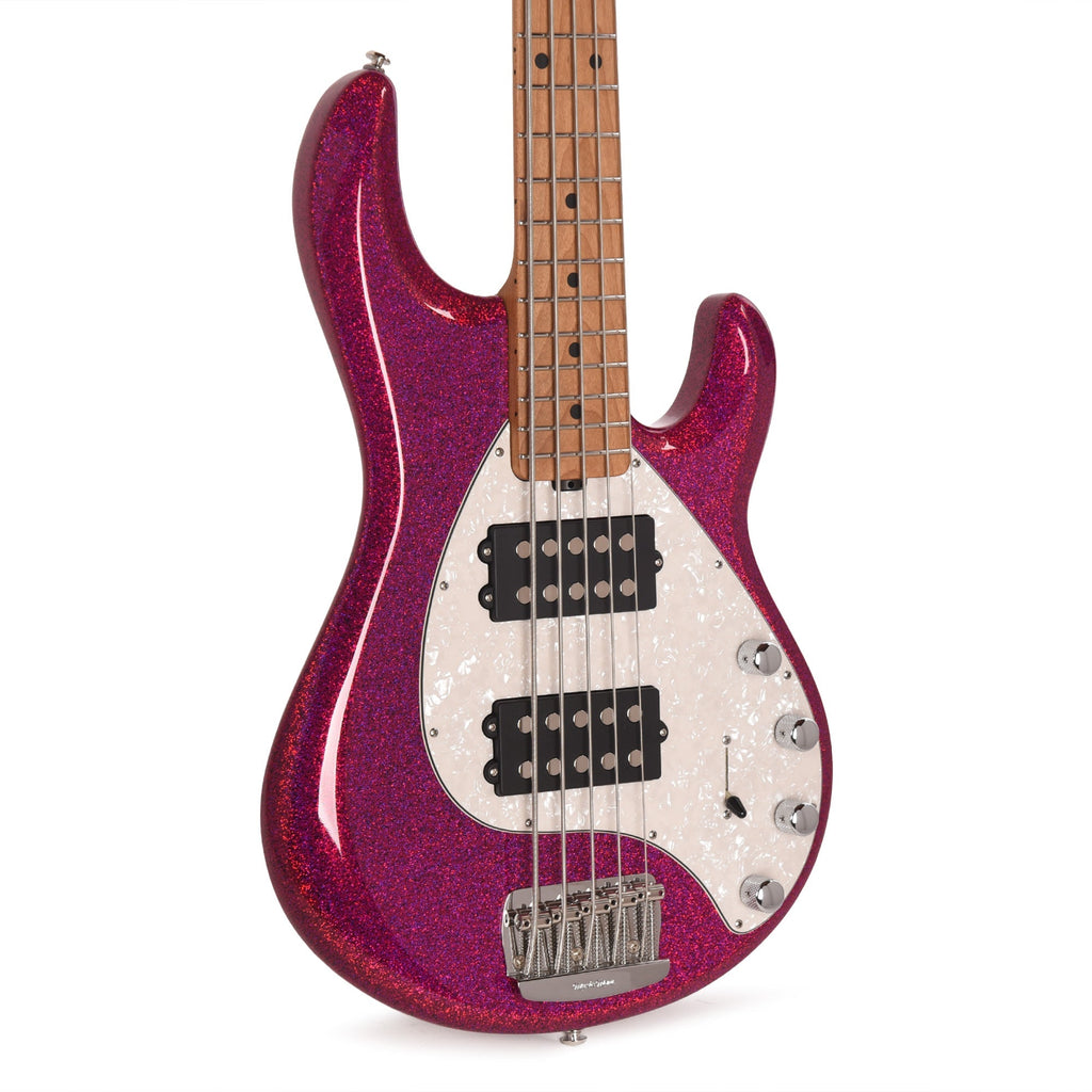 Music Man StingRay Special 5 HH Bass Soda Pink Sparkle - MUSICTONER