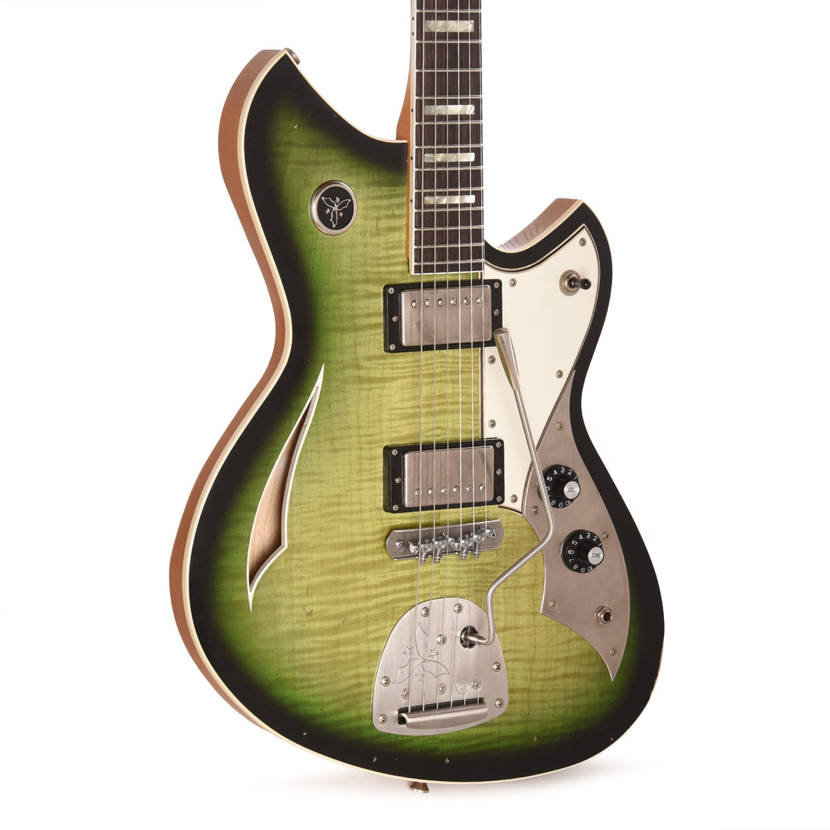 Novo Dealer Limited Miris JHH Cat's Eye Burst Light Distress w/Lollar Low-Wind Imperials - MUSICTONER