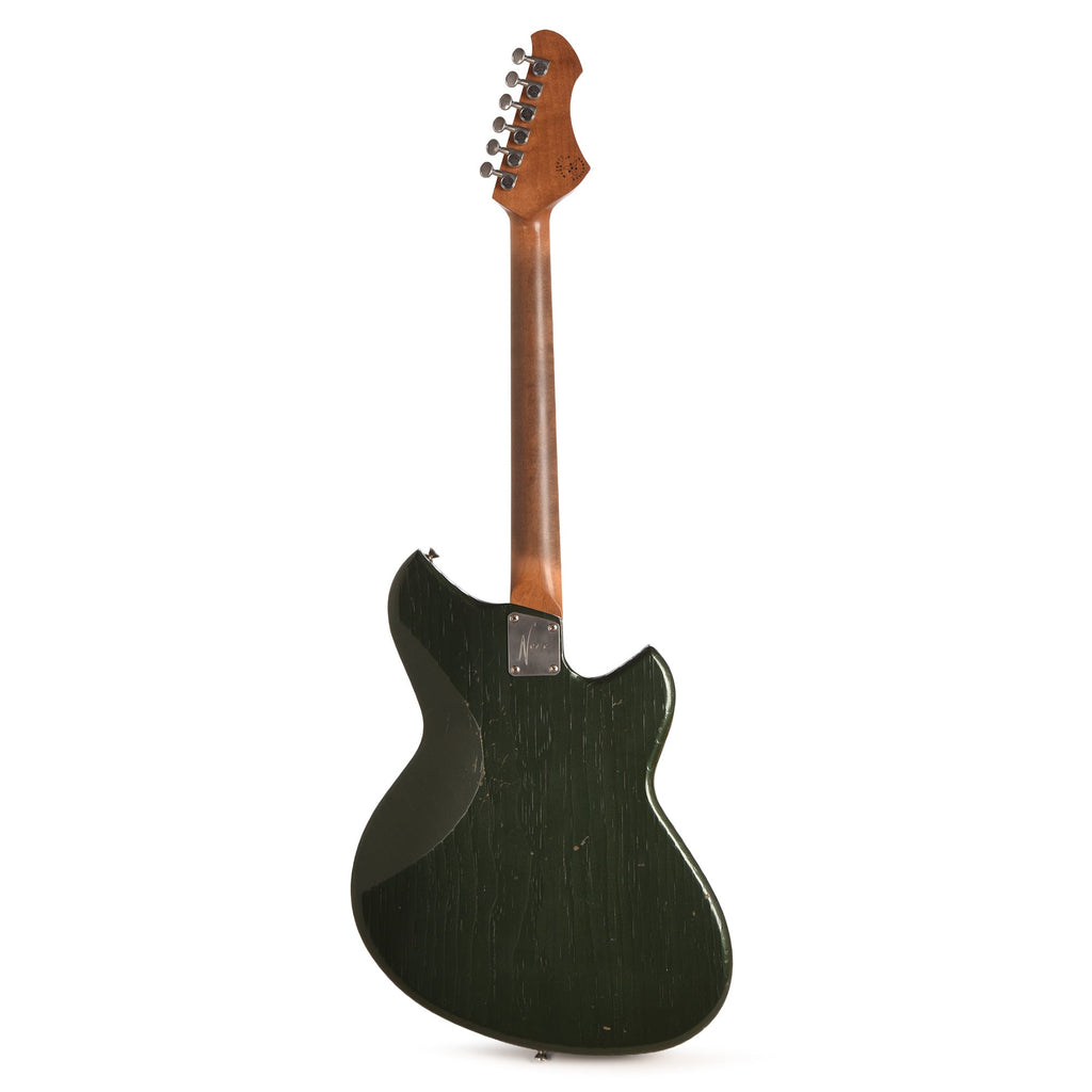 Novo Serus J Cadillac Green Light Distress w/ Fralin P-90 Pickups Left-Handed - Angle 5 | MUSICTONER