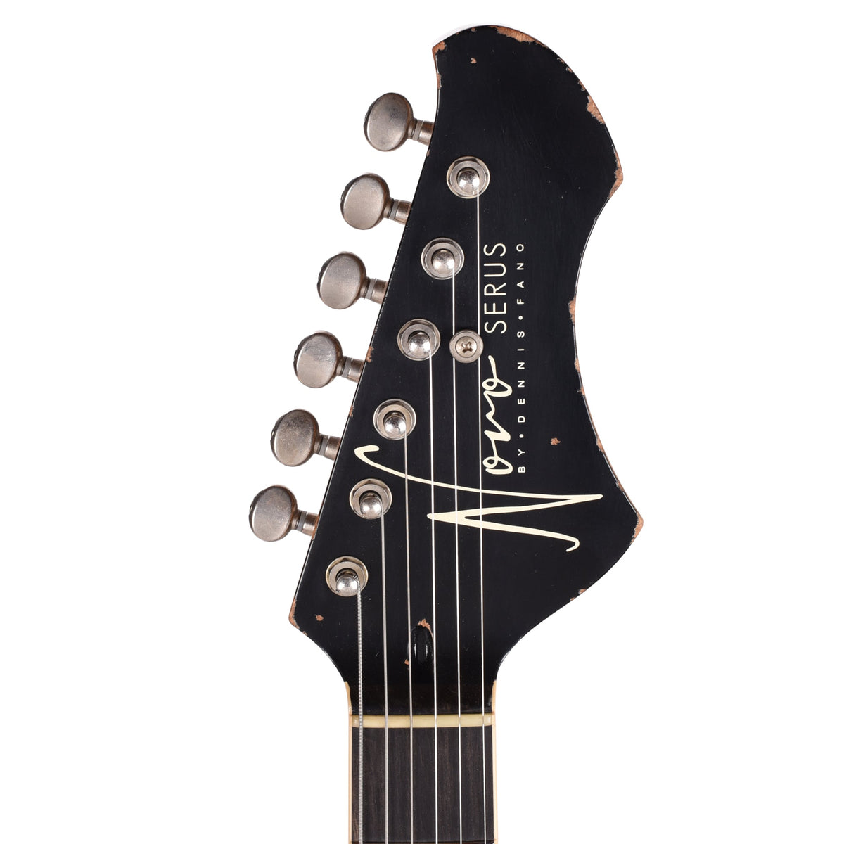 Novo Serus J HH Cat's Eye Burst Medium Distress w/ Fralin Pure PAF Pickups - Angle 6 | MUSICTONER