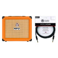 Orange Crush 20RT 1x8" Guitar Combo Amp w/Reverb & Built-In Tuner Cable Bundle - MusicMarket