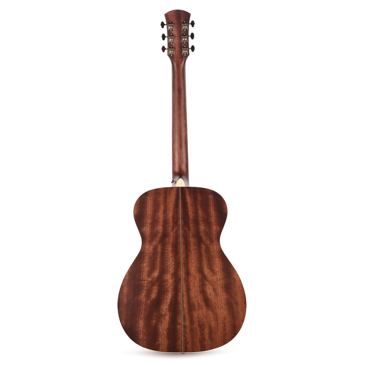 Orangewood Willow Live Baritone Grand Concert Acoustic-Electric Guitar Natural Mahogany Satin w/ - Angle 4 | MUSICTONER