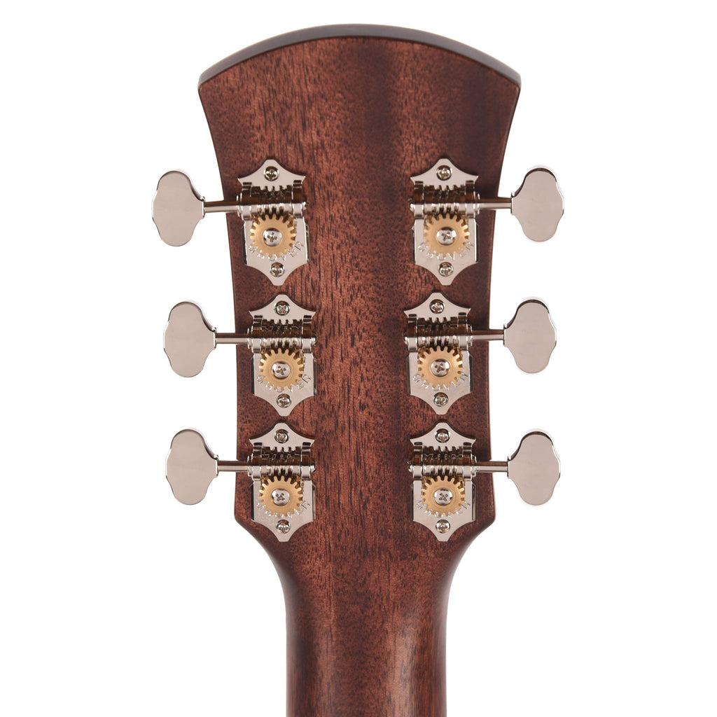 Orangewood Willow Live Baritone Grand Concert Acoustic-Electric Guitar Natural Mahogany Satin w/ - Angle 6 | MUSICTONER