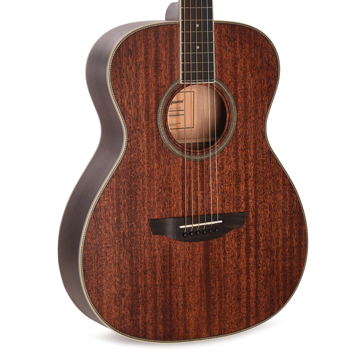 Orangewood Willow Live Baritone Grand Concert Acoustic-Electric Guitar Natural Mahogany Satin w/ LR Baggs - MUSICTONER