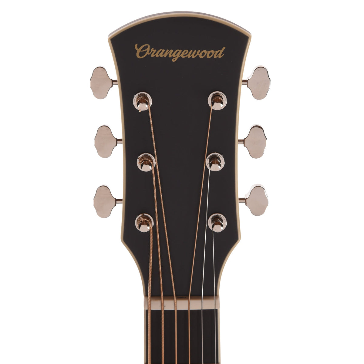 Orangewood Willow Live Baritone Grand Concert Acoustic-Electric Guitar Natural Mahogany Satin w/ - Angle 5 | MUSICTONER