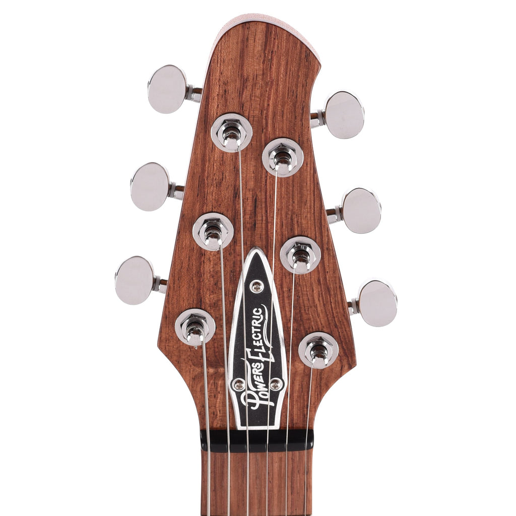Powers Electric A-Type Satin Black Hard Tail w/PF42 Pickups - Angle 6 | MUSICTONER
