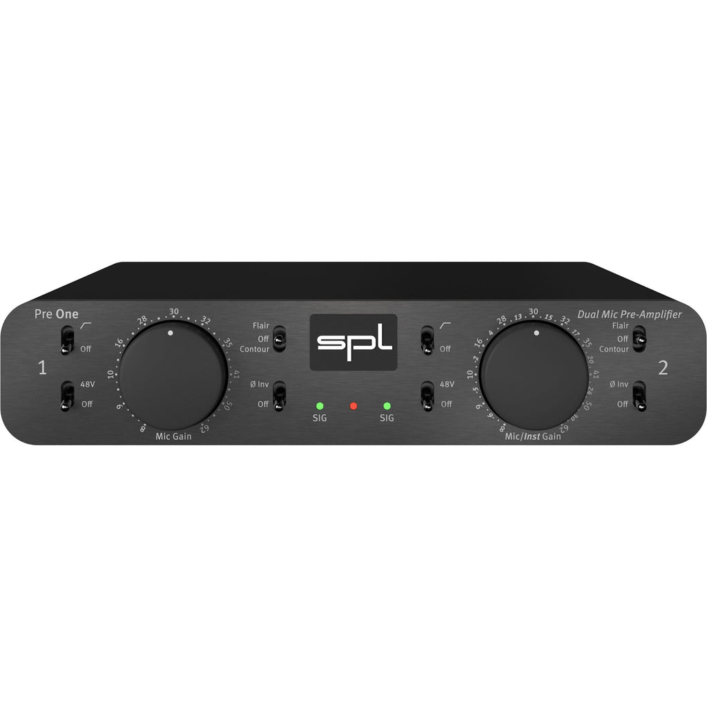 SPL Pre One Dual Channel Microphone Preamplifier - MusicMarket