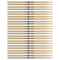 Promark American Hickory 7A Natural Wood Tip Drum Sticks (12 Pair Bundle) - MusicMarket