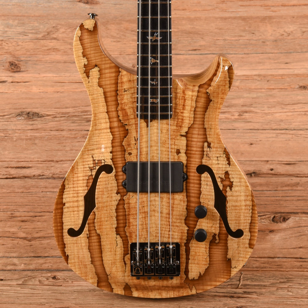 PRS Private Stock Short Scale Hollowbody Bass 4 Natural w/ Smoked Burst 2018 - MUSICTONER
