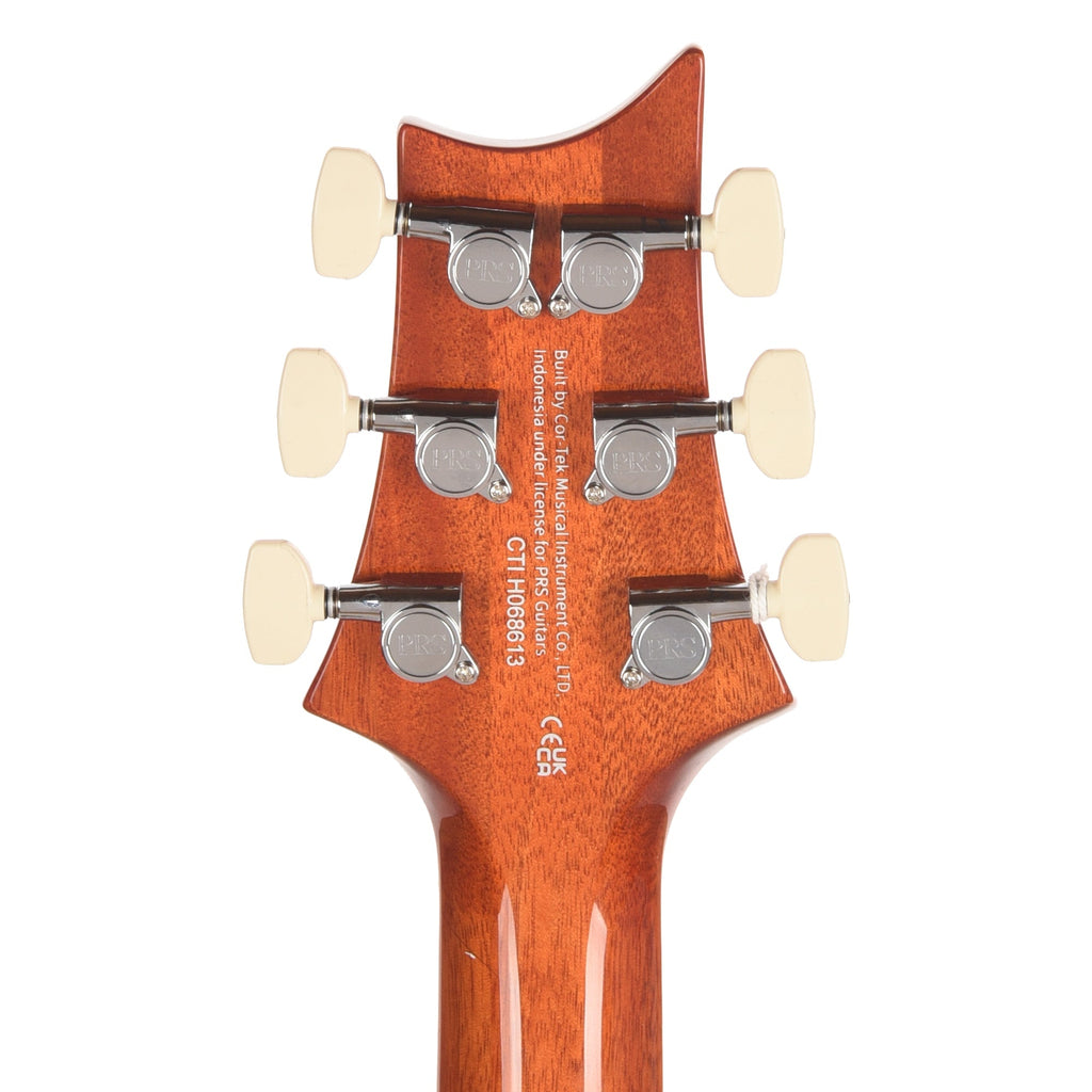 PRS SE Hollowbody II Piezo Vintage Sunburst - Angle 7 | MUSICTONER