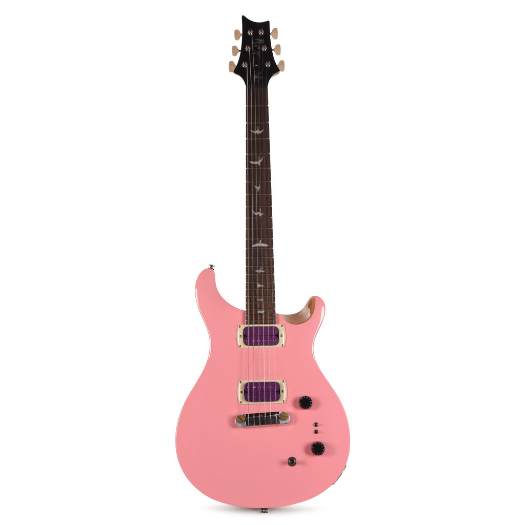 PRS SE Limited Edition Rock Lady Pink Pearl Top - Angle 4 | MUSICTONER